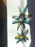 SPARKLE — Stained Glass Ornament — Glasatelier Claire