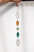 BALANCE — Stained Glass Leaf Garland — Glasatelier Claire
