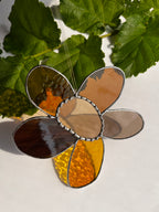 BLOOM — Stained Glass Flower Suncatcher — Glasatelier Claire