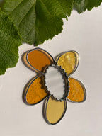 BLOOM — Stained Glass Flower Suncatcher — Glasatelier Claire