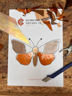 Tiffany stained glass workshop with Claire