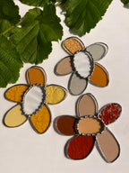 BLOOM — Stained Glass Flower Suncatcher — Glasatelier Claire