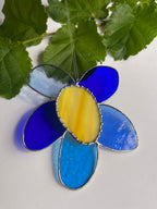 BLOOM — Stained Glass Flower Suncatcher — Glasatelier Claire