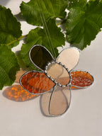 BLOOM — Stained Glass Flower Suncatcher — Glasatelier Claire