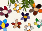 BLOOM handmade stained glass flower by Glasatelier Claire