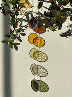 AUTUMN — Stained Glass Window Garland — Glasatelier Claire