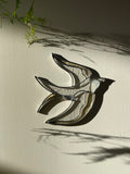 SWALLOW glass artwork
