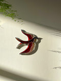 SWALLOW glass artwork