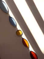 BALANCE — Stained Glass Leaf Garland — Glasatelier Claire